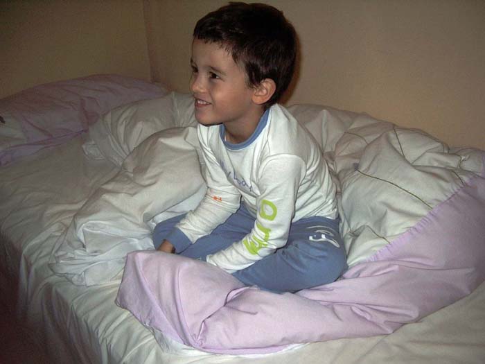 Lachlan's first morning in Melbourne
