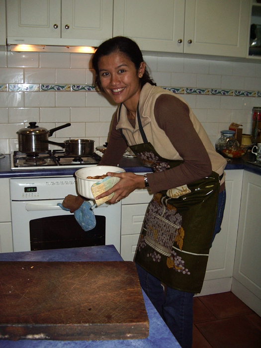 Kathy cooked up a lemon delicious pudding