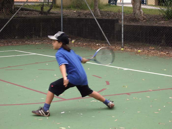 Max tennis lessons, April 2006: Forehand Drive