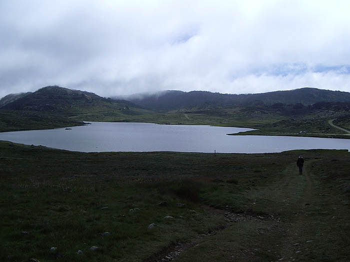 Yes,clearing mist as we begin the climb from Pretty Valley Lake