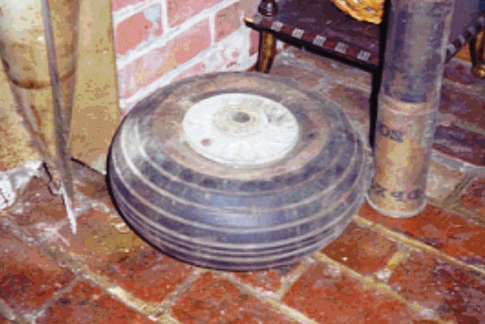 Somewhere in the USA, the place where the tail wheel was kept