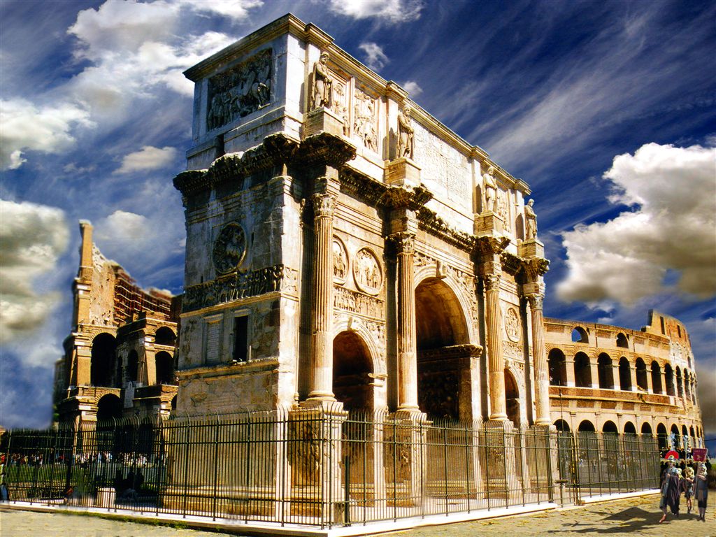 Rome, - Triumph Arc of Emperor Constantine