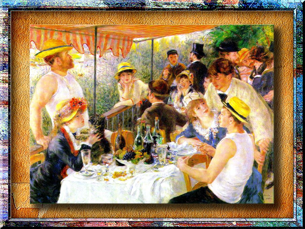 Impressionism By Auguste Renoir- Luncheon On Boat