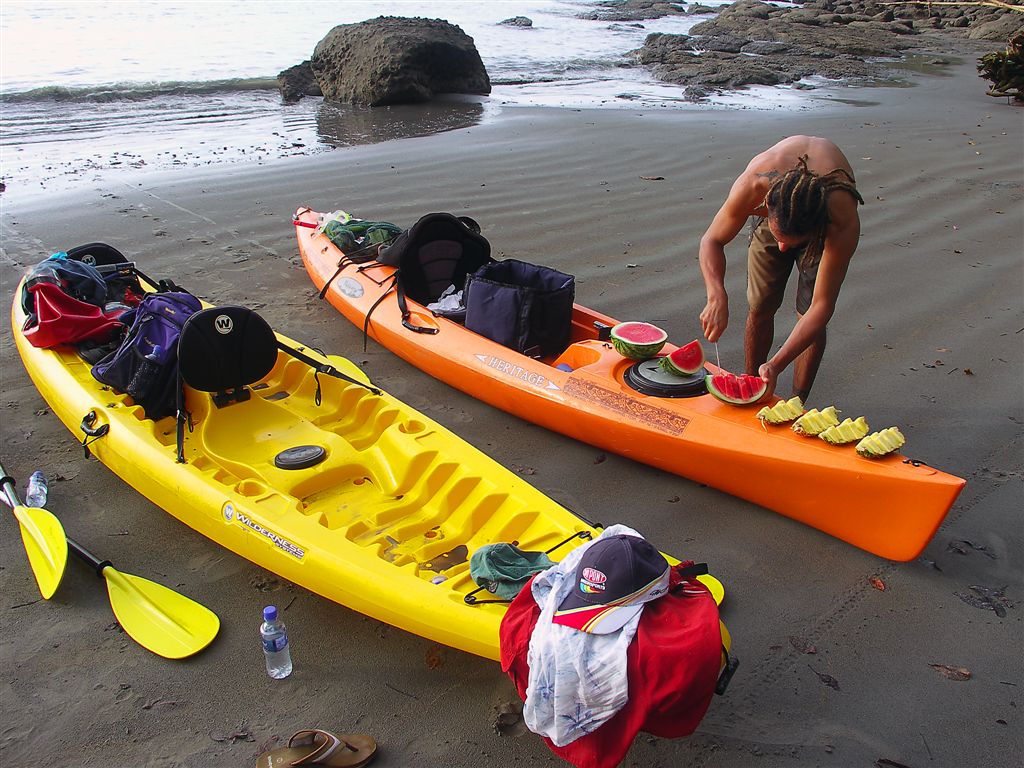 Pablo Prepares Light Snack, Pacific Coastline