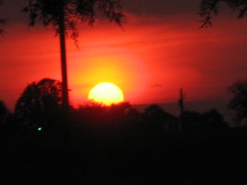 Sunset At Home