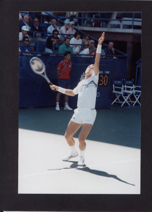 The Lendl serve on the US Open
