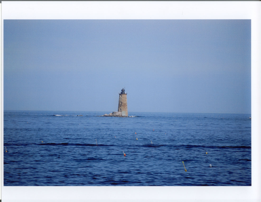 Whaleback Lighthouse off New Castle, NH
