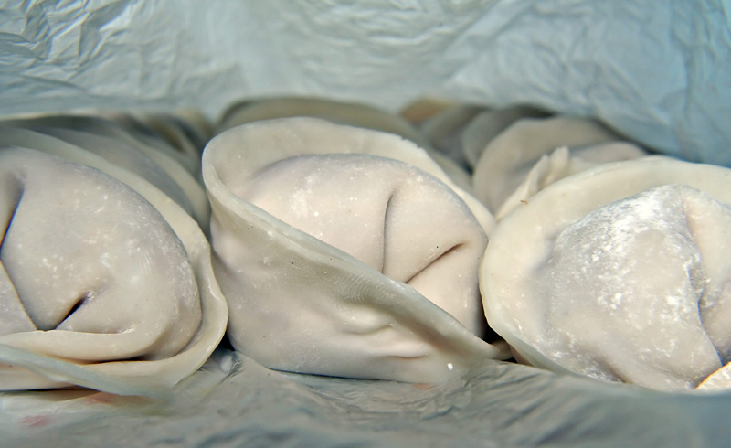 Home-made dumplings