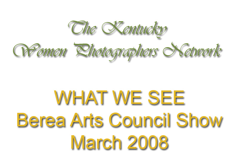 Berea Art Council Show - Kentucky Women Photographers Network