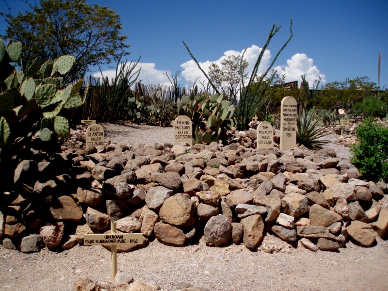 Boot Hill - aftermath of the OK Corral massacre