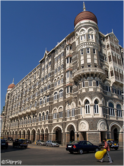Luxurious Taj Mahal hotel, Mumbai.