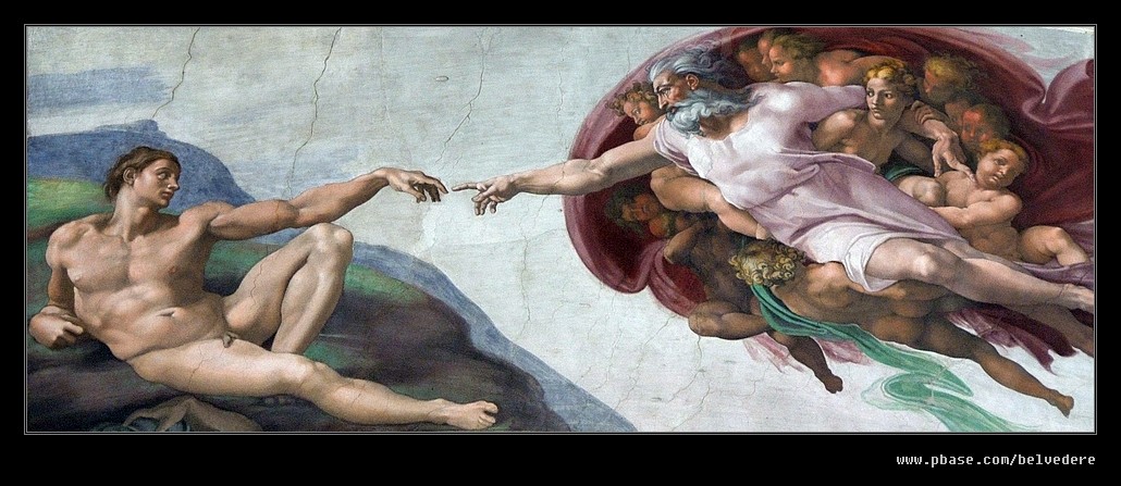 The Creation of Adam, Vatican Museum, Rome