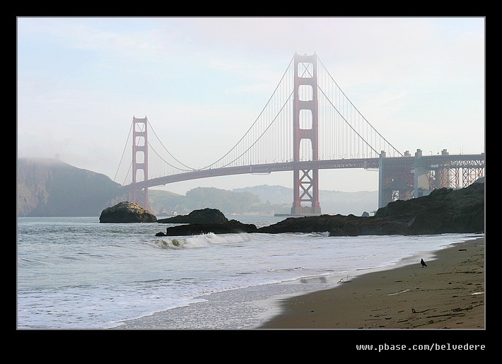 Golden Gate Bridge #4 from the Presidio - Battery Chamberlin