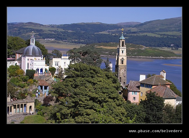 Village View #1 from the Gazebo, Portmeirion