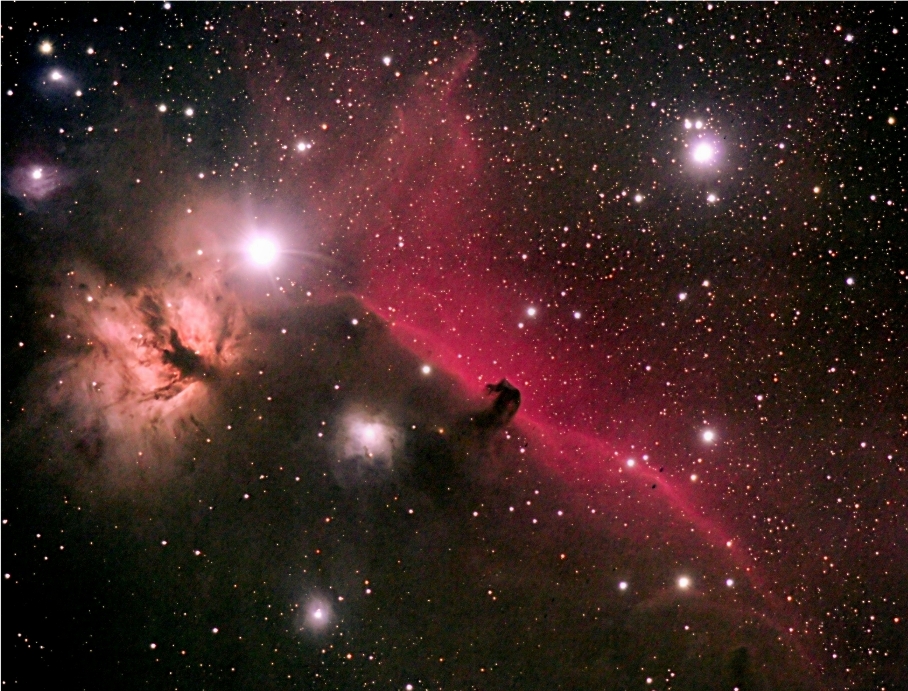 Horse Head and Flame Nebula