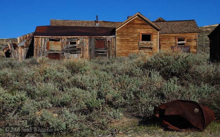 Oil Drums Become Art... in Bodie