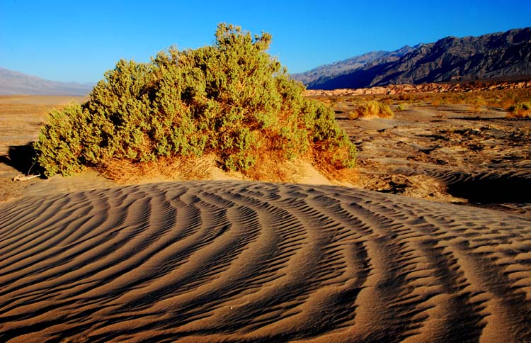 Drama of First Light at Death Valley