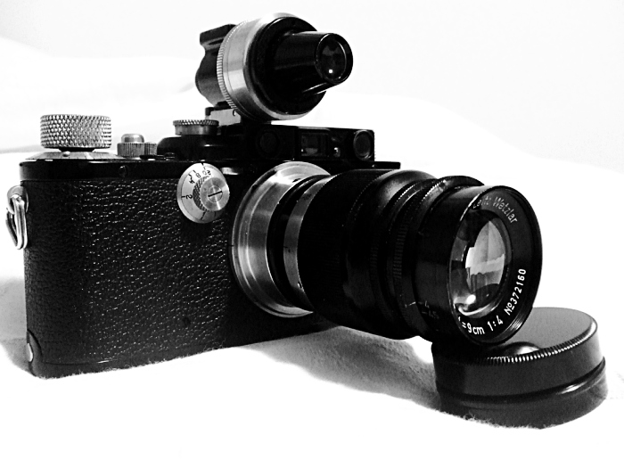 Leica III (F) w/ 90mm Elmar