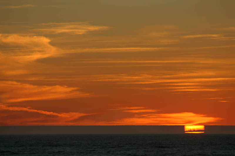 Sunset in Montana de Oro park