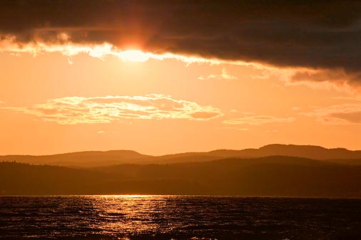 Lake Superior At Sunset 02054