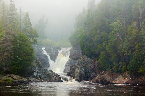 Silver Falls In Fog 03039
