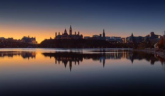 Ottawa Dawn Skyline 20091101