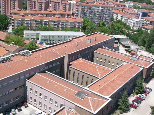 View from DPT building