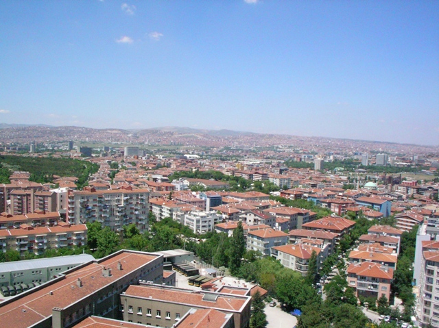 View from DPT building