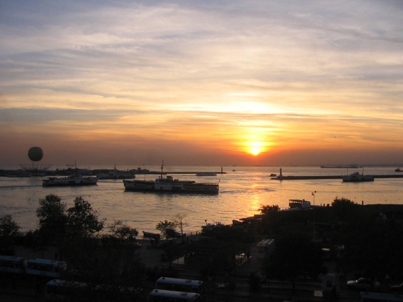 Sun set of Kadikoy, Istanbul
