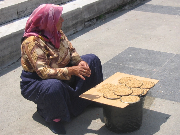 Bird seed Seller; Eminonu, Istanbul