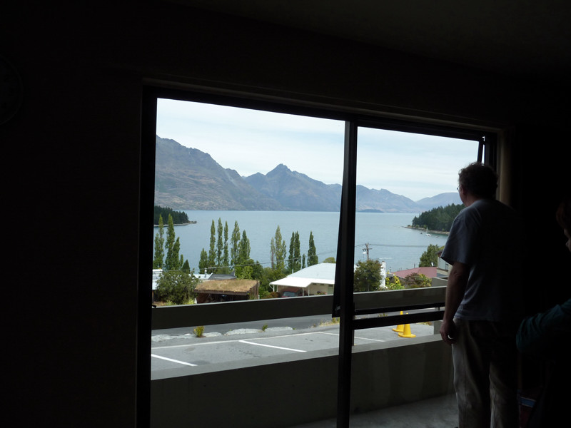 Our view of Lake Wakatipu for our nights lodgings.