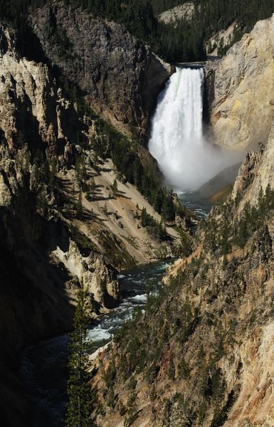 The Upper Falls of the Yellowstone River