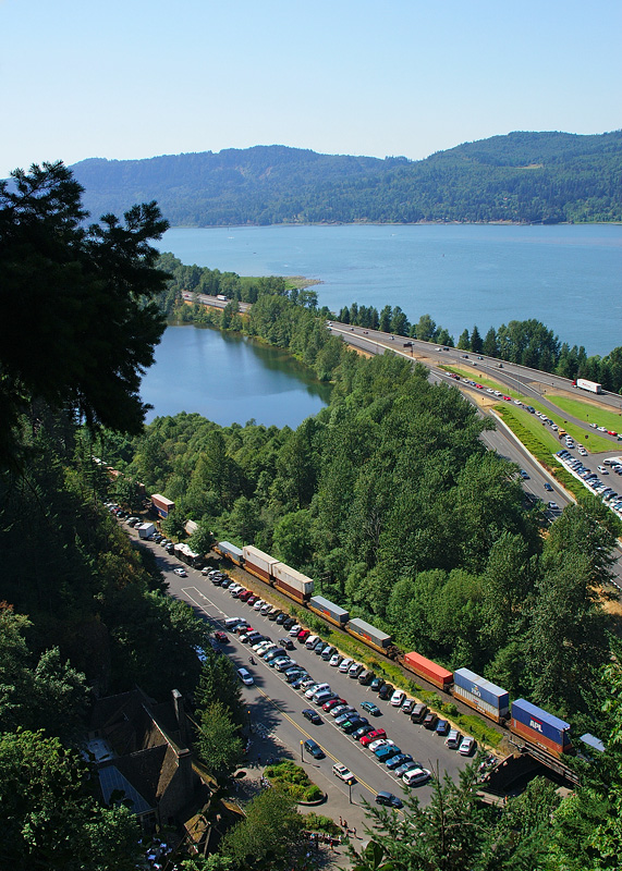 Overlooking Multnomah Lodge