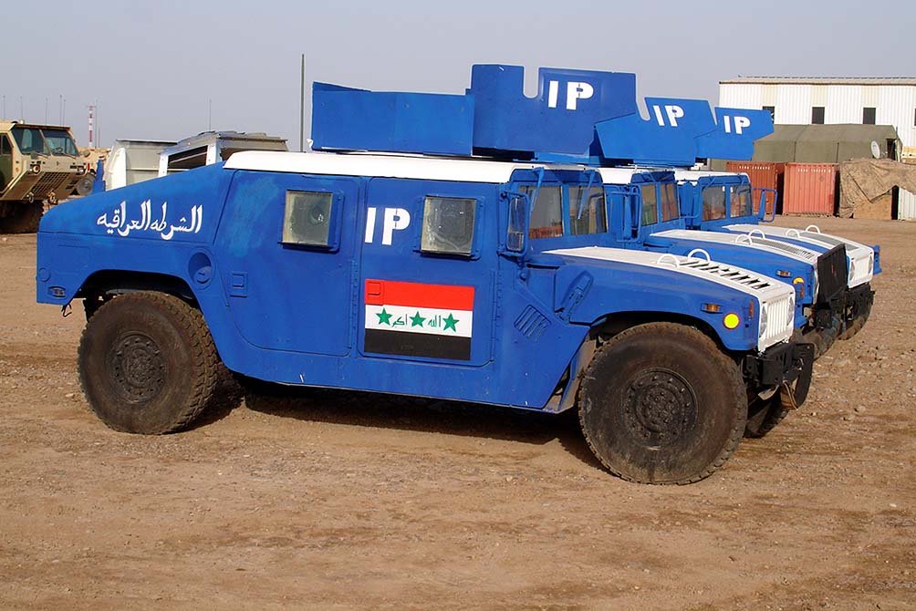 hummers for the iraqi police