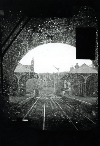 Rainy Train Window  Yorkshire 1981