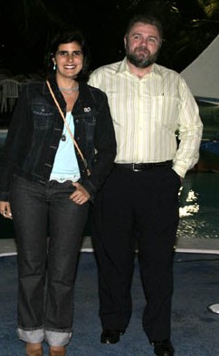 Eu e Valesca - Jantar Icatu - Congresso da Abrapp 2004