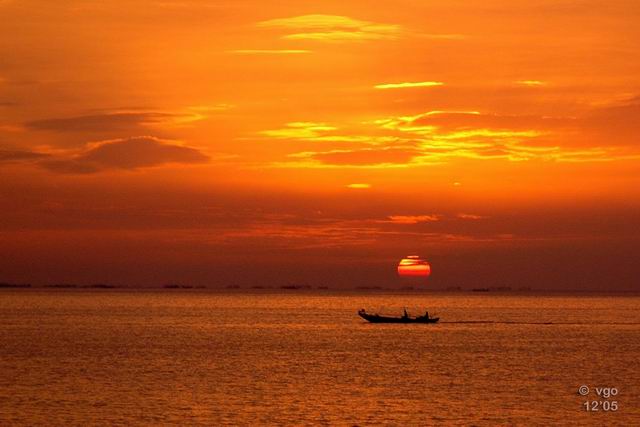 Esplanade sunset