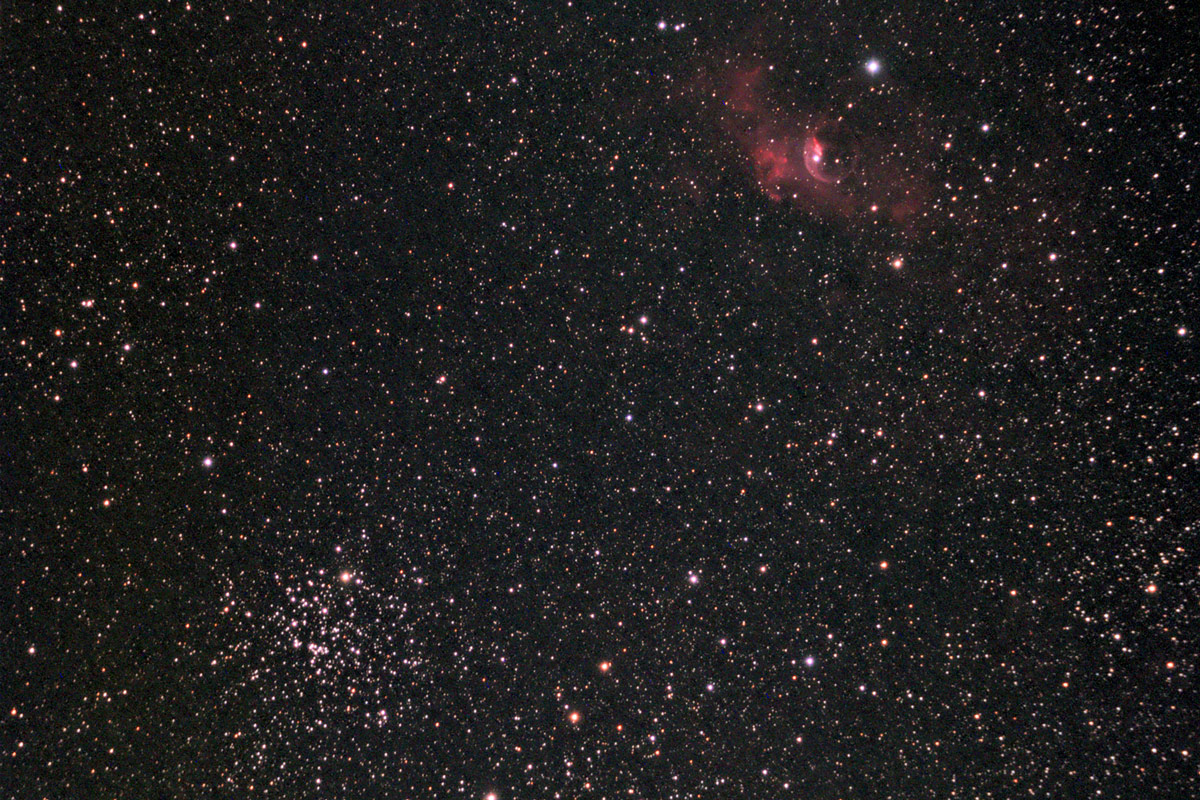 M52 And Bubble