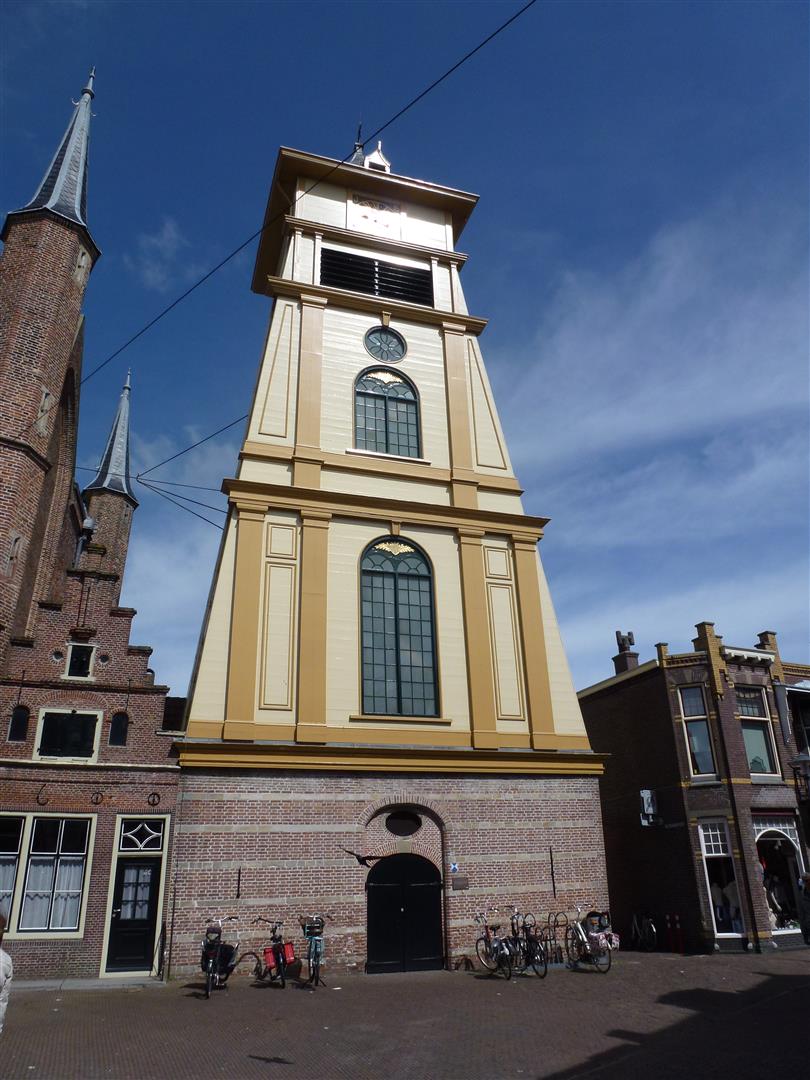 Enkhuizen. Het klokhuis van de Westerkerk.