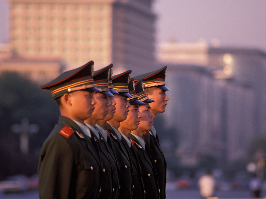 Tiananmen Square, Beijing, China, 2002