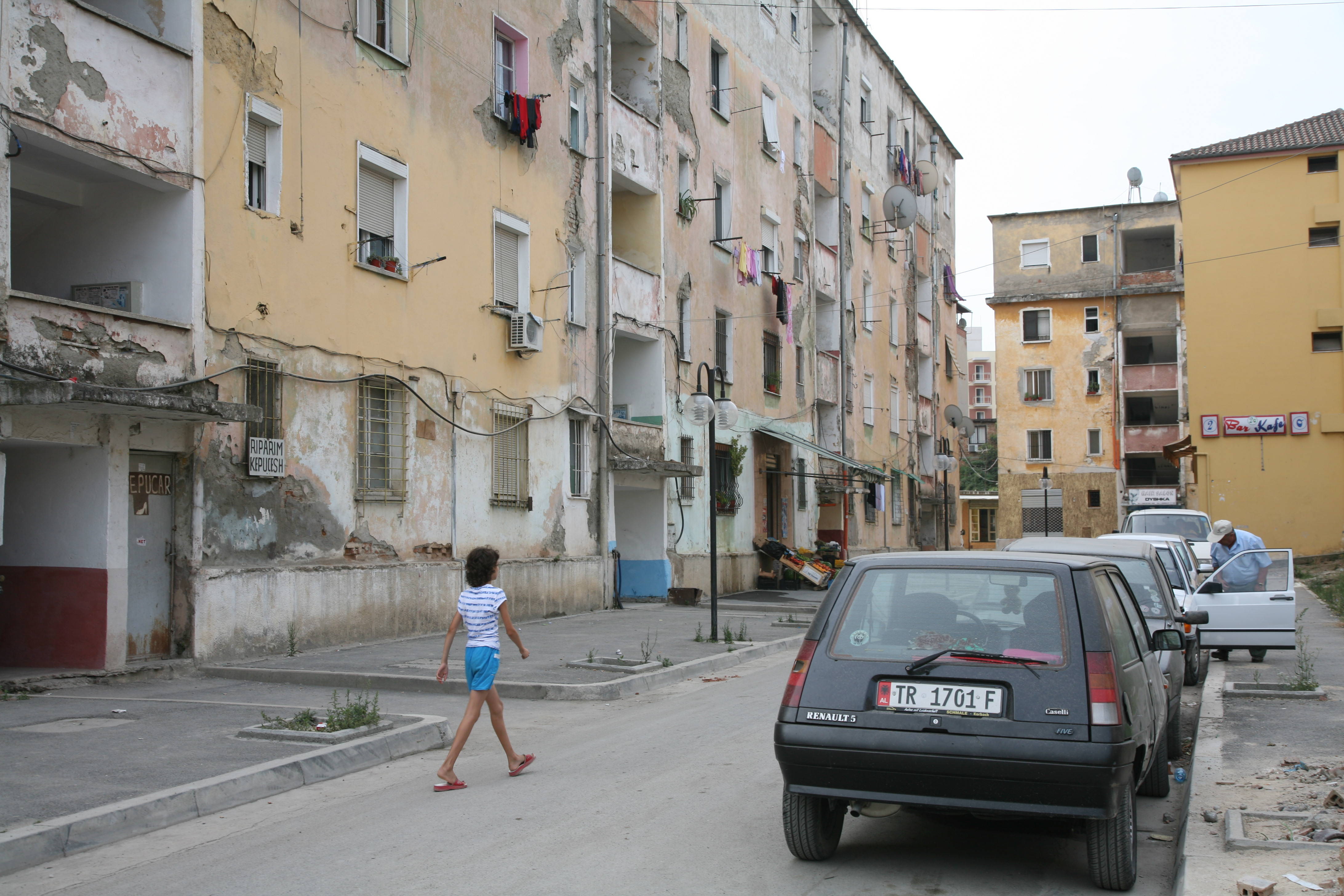 A Dilapidated Residential Buidling