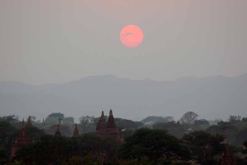 Sunset Over the Irrawady