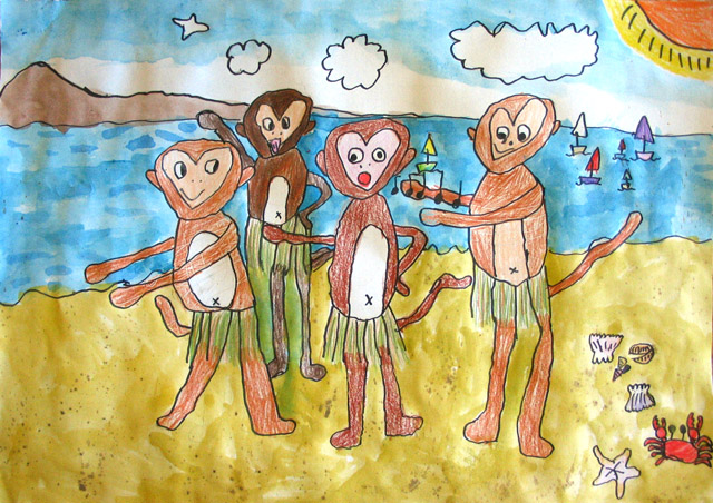 monkey, Danielle, age:6