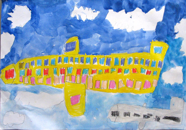 aeroplane, Kevin, age:5