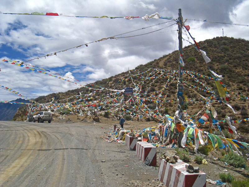 Prayer flags are found in every region of Tibet