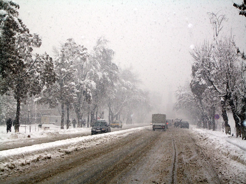 Snow in Kabul January, 2006