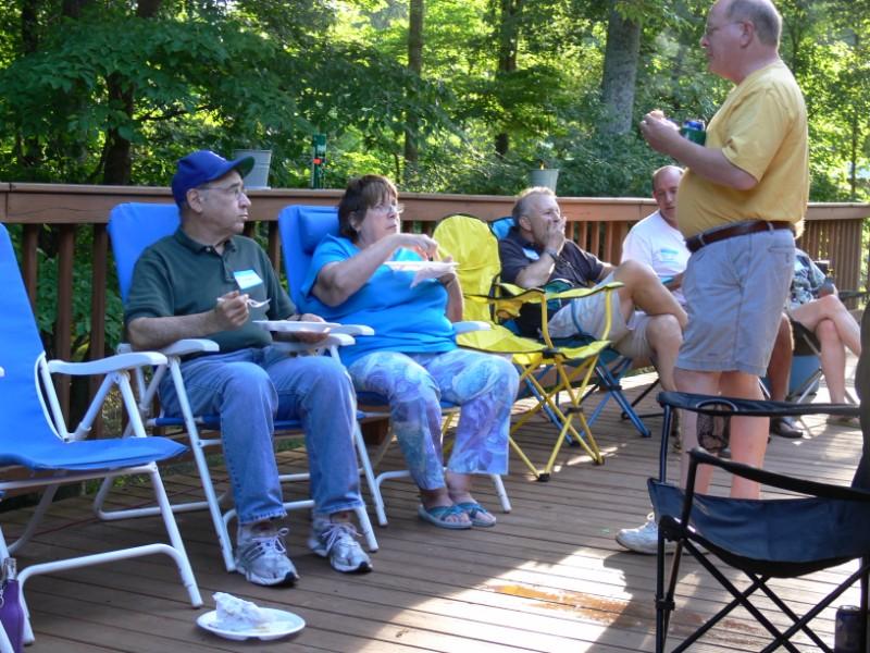 seated - Michael, Debbe Hershey, Lewis Graham, Bob Bowers  standing - Steve Howell