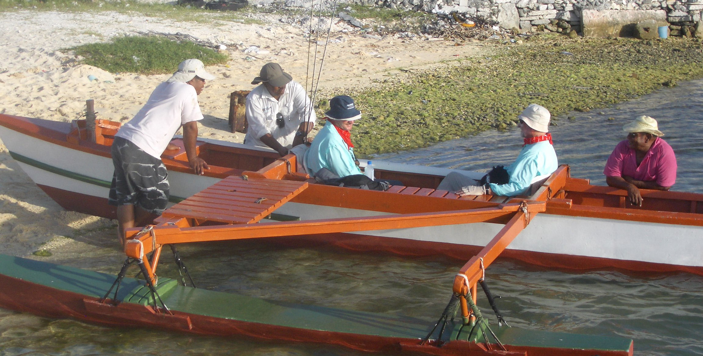 Flats skiff Christmas Island