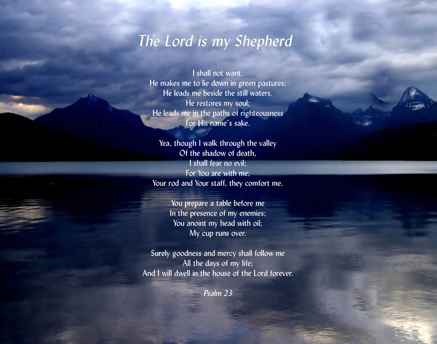 january 16<br>Psalm 23