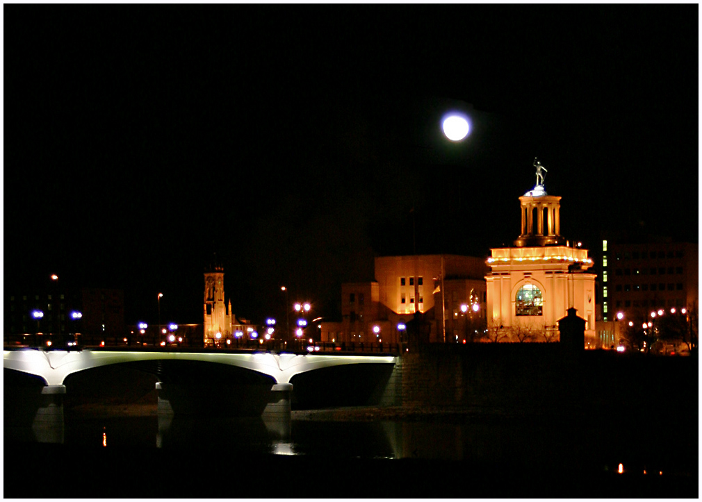 january 24<br>Moon Over Hamilton